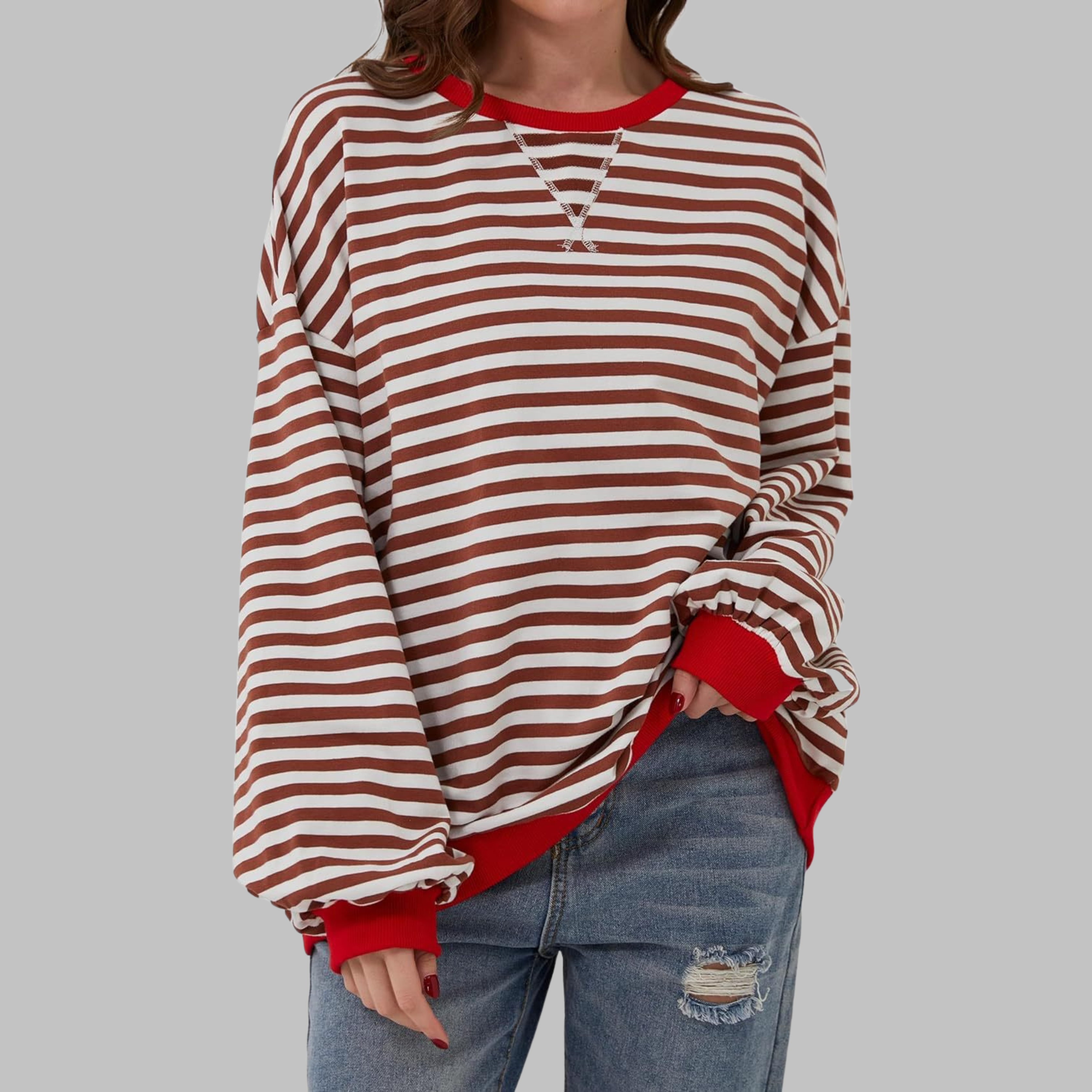 Vivienne™ | Striped Women’s Sweater