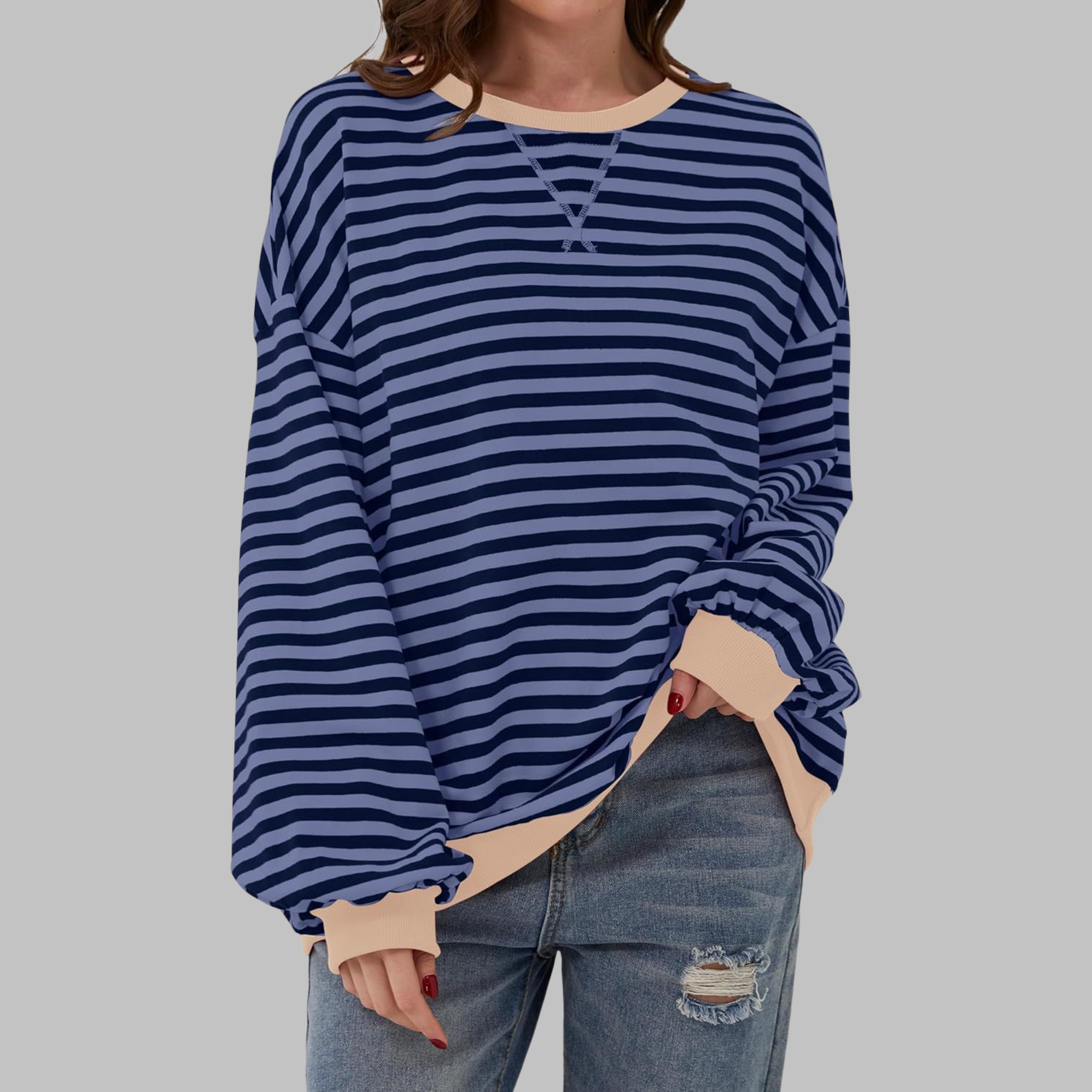 Vivienne™ | Striped Women’s Sweater