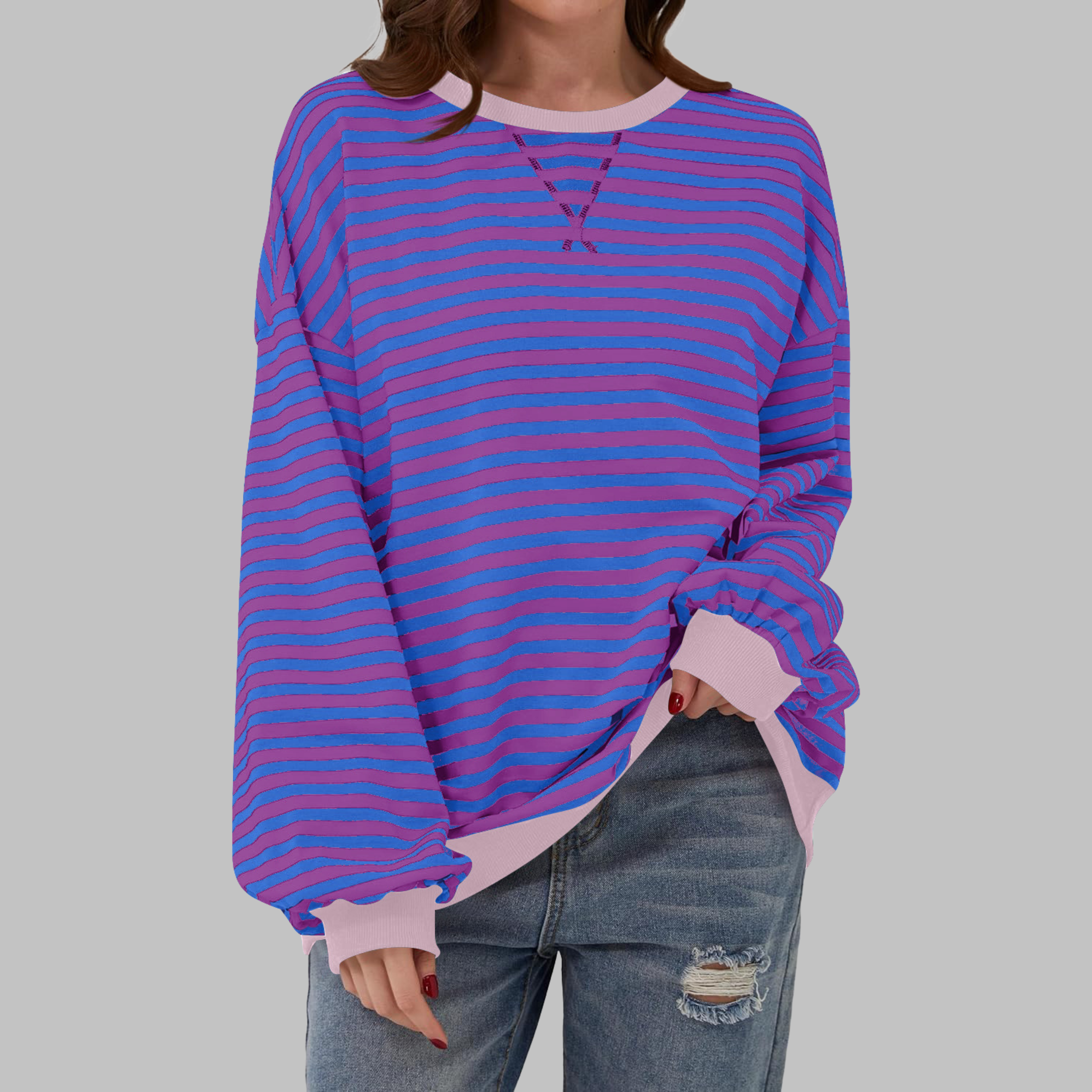 Vivienne™ | Striped Women’s Sweater