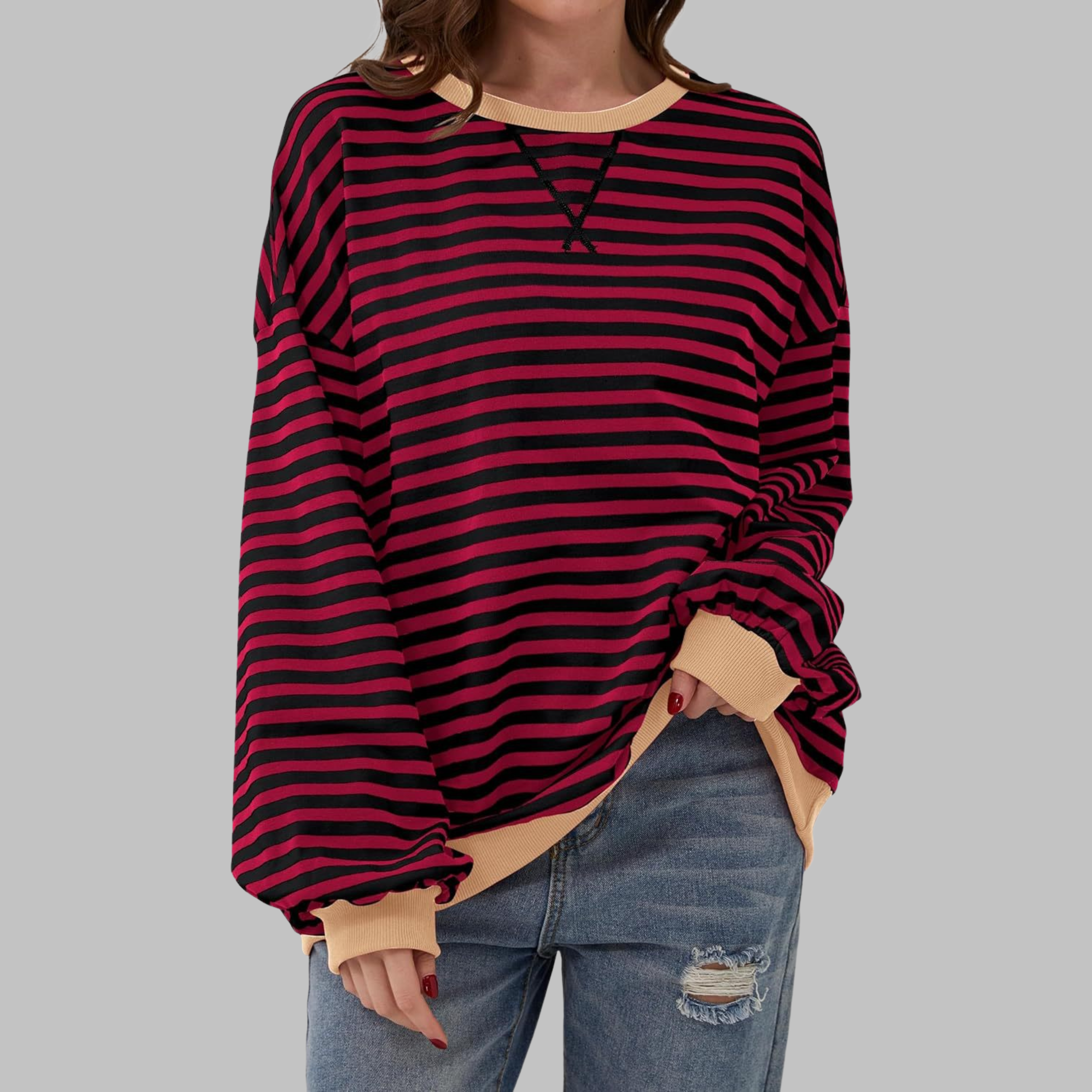 Vivienne™ | Striped Women’s Sweater