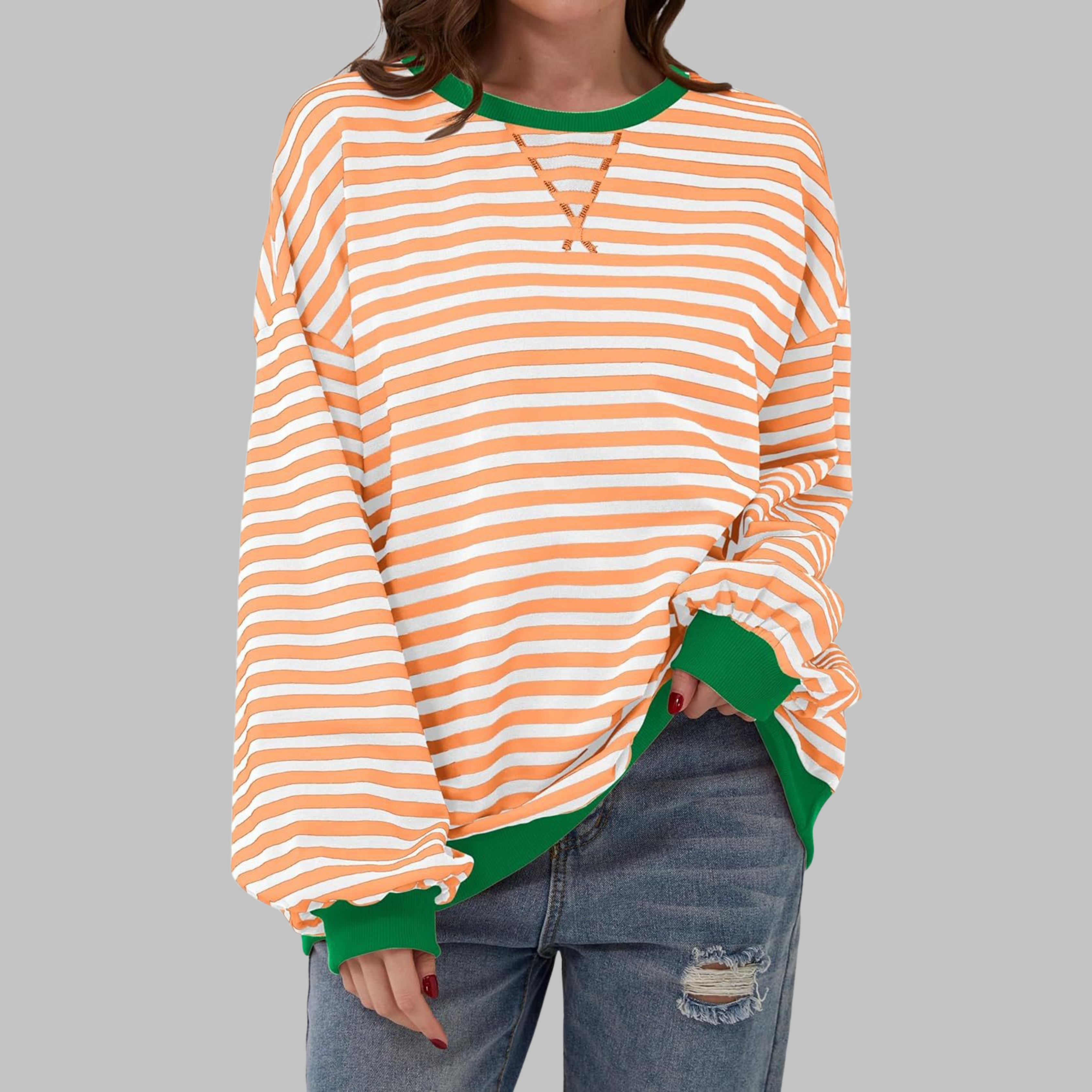 Vivienne™ | Striped Women’s Sweater