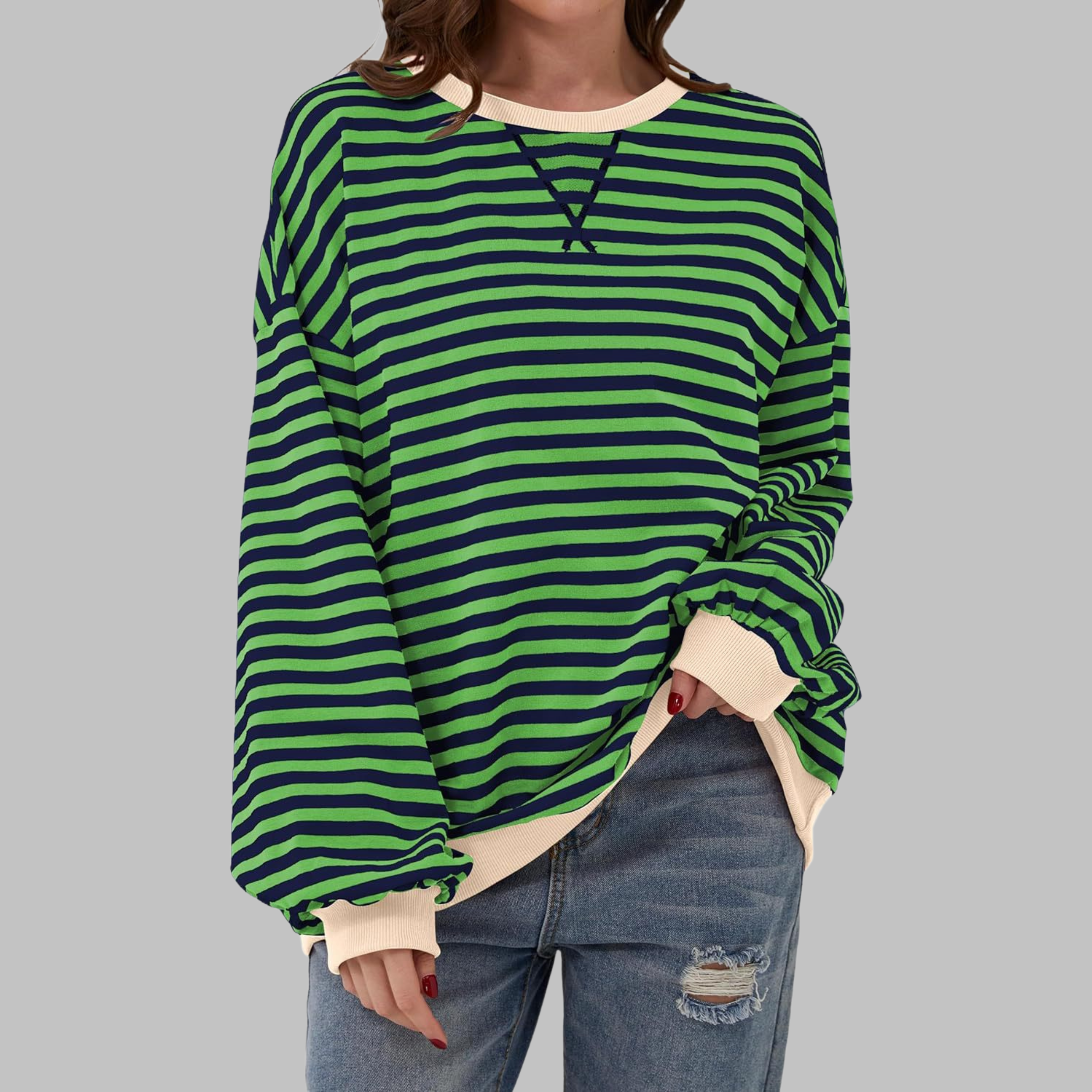 Vivienne™ | Striped Women’s Sweater