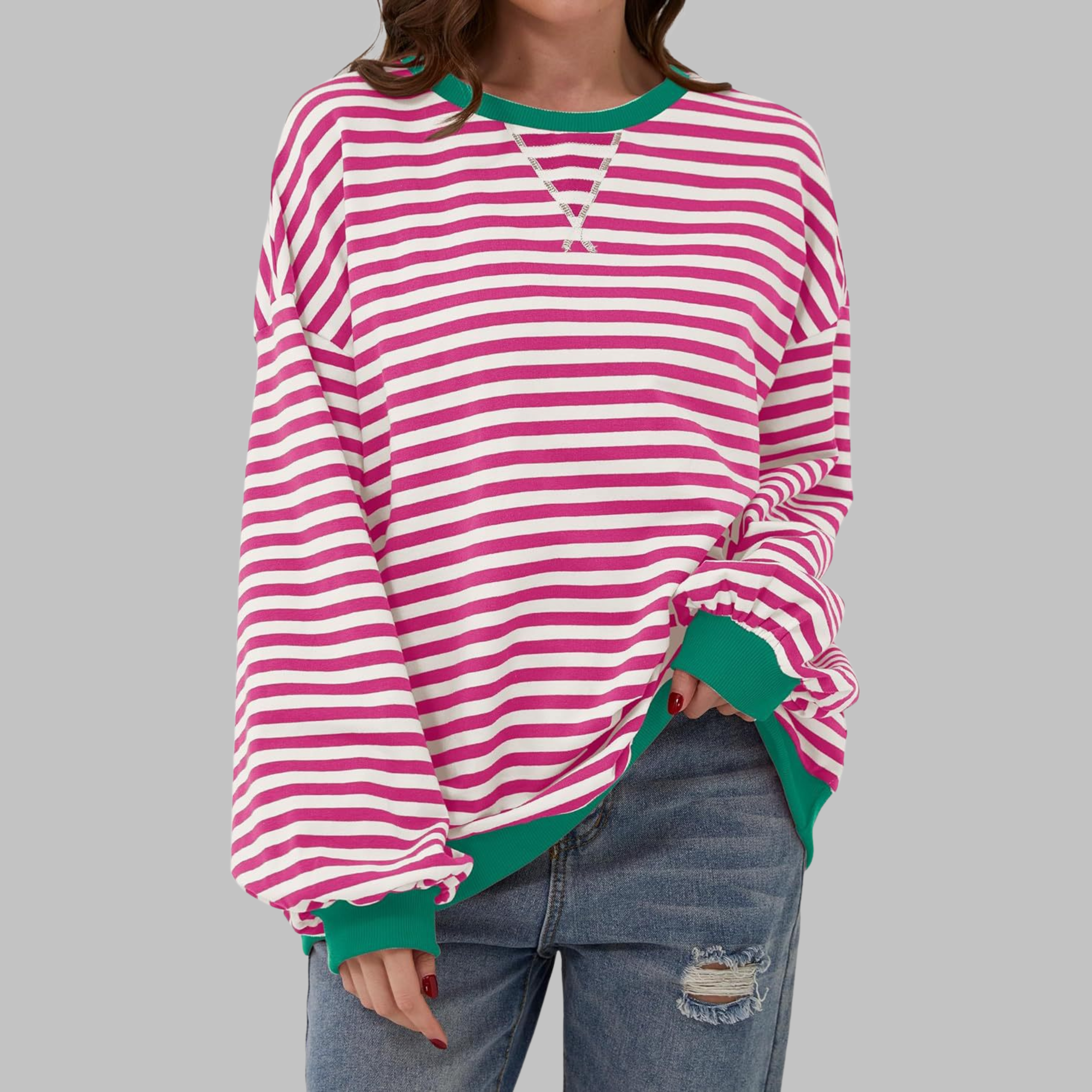 Vivienne™ | Striped Women’s Sweater