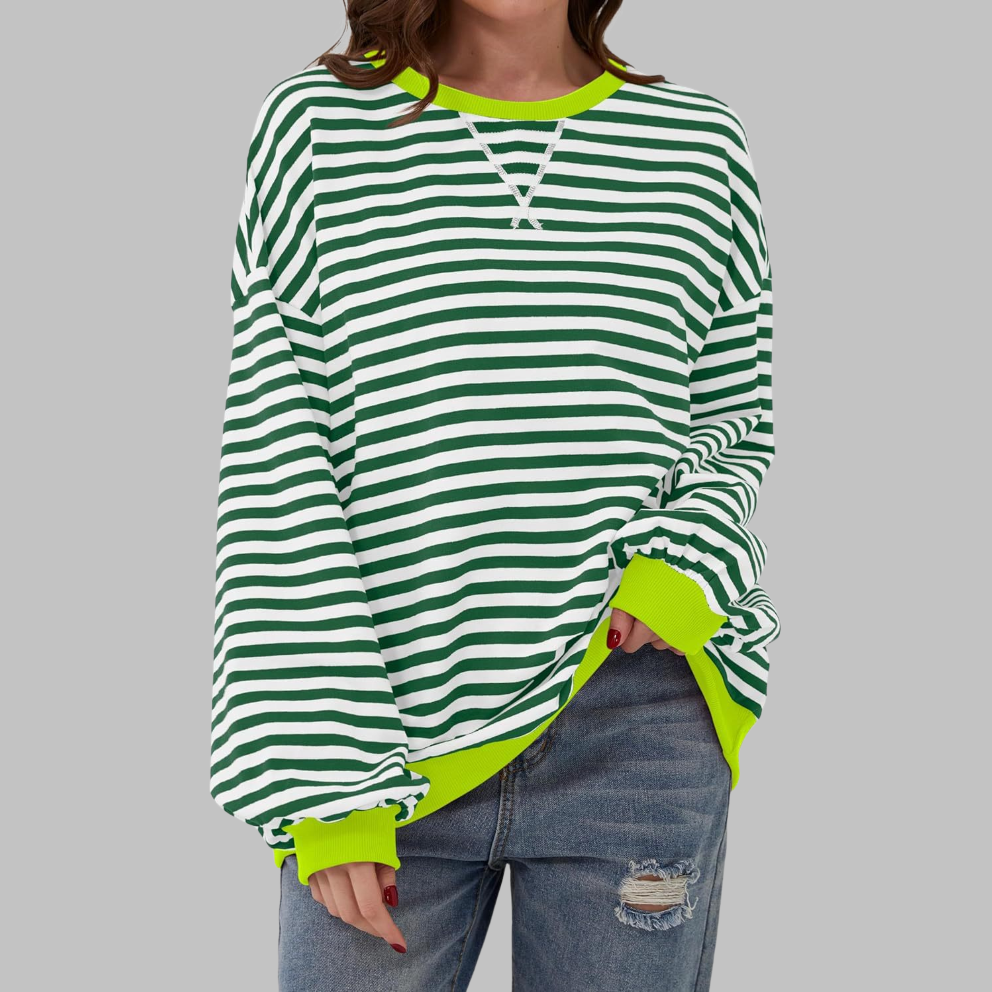 Vivienne™ | Striped Women’s Sweater