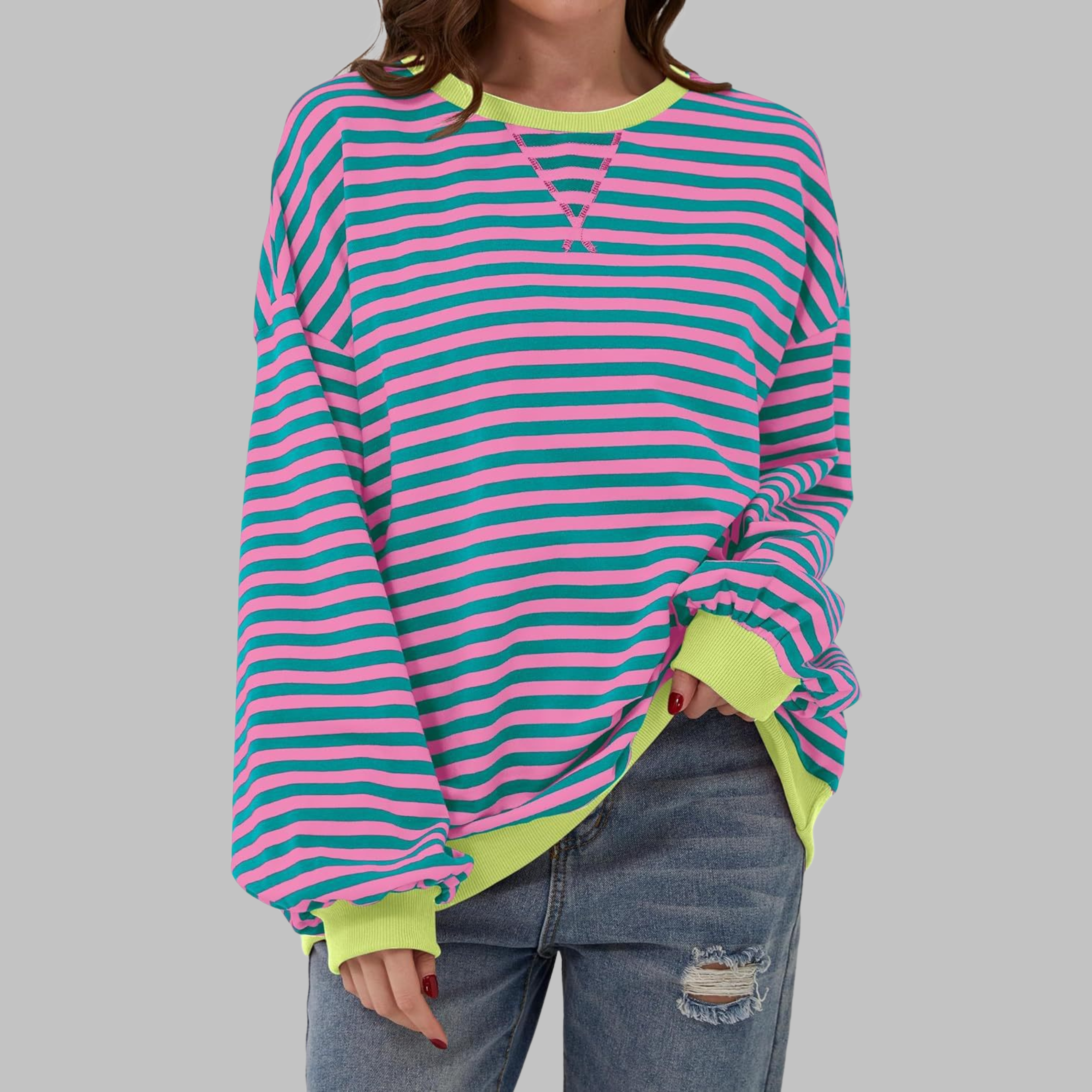 Vivienne™ | Striped Women’s Sweater
