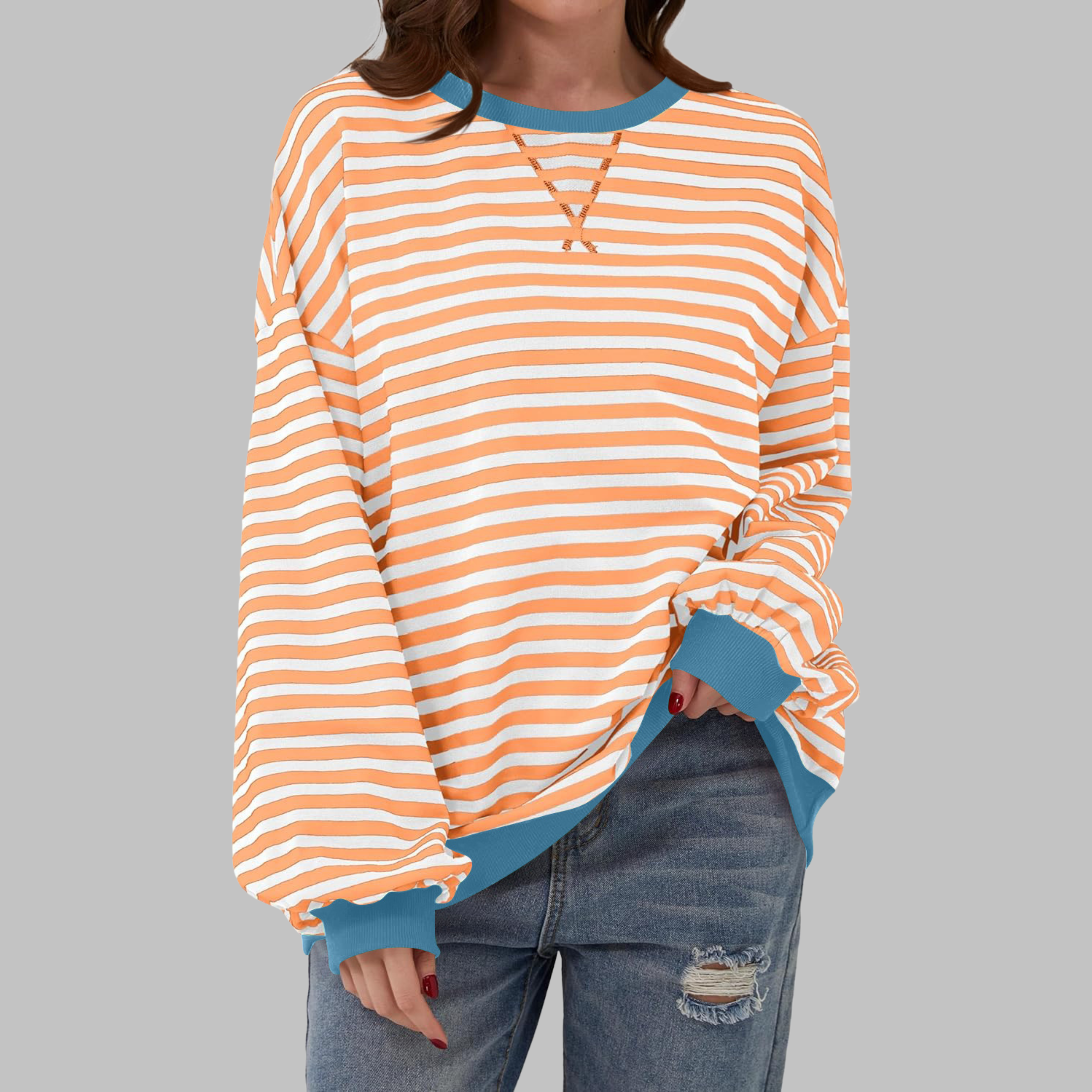 Vivienne™ | Striped Women’s Sweater