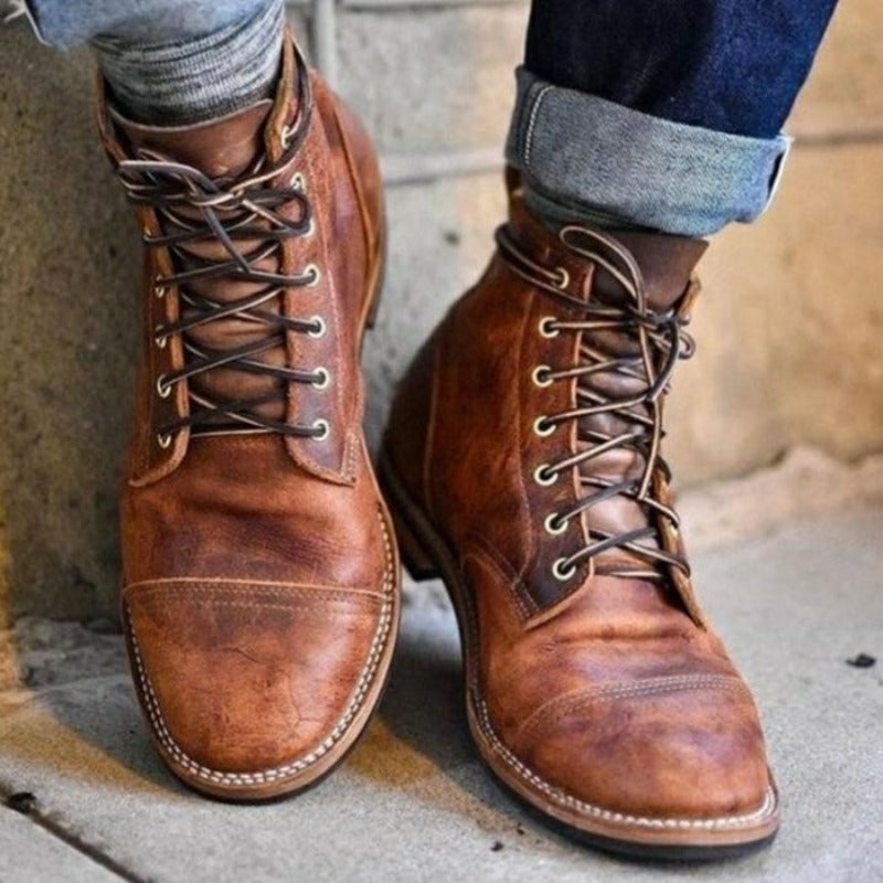 Mathieu | Classic Leather Boots for Men