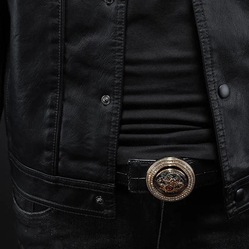 Adrien | Classic Men’s Faux Leather Jacket