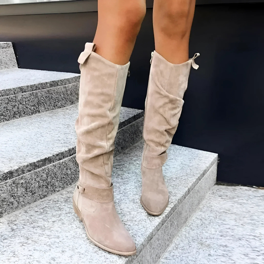 Saphira | Knee-High Suede Boots