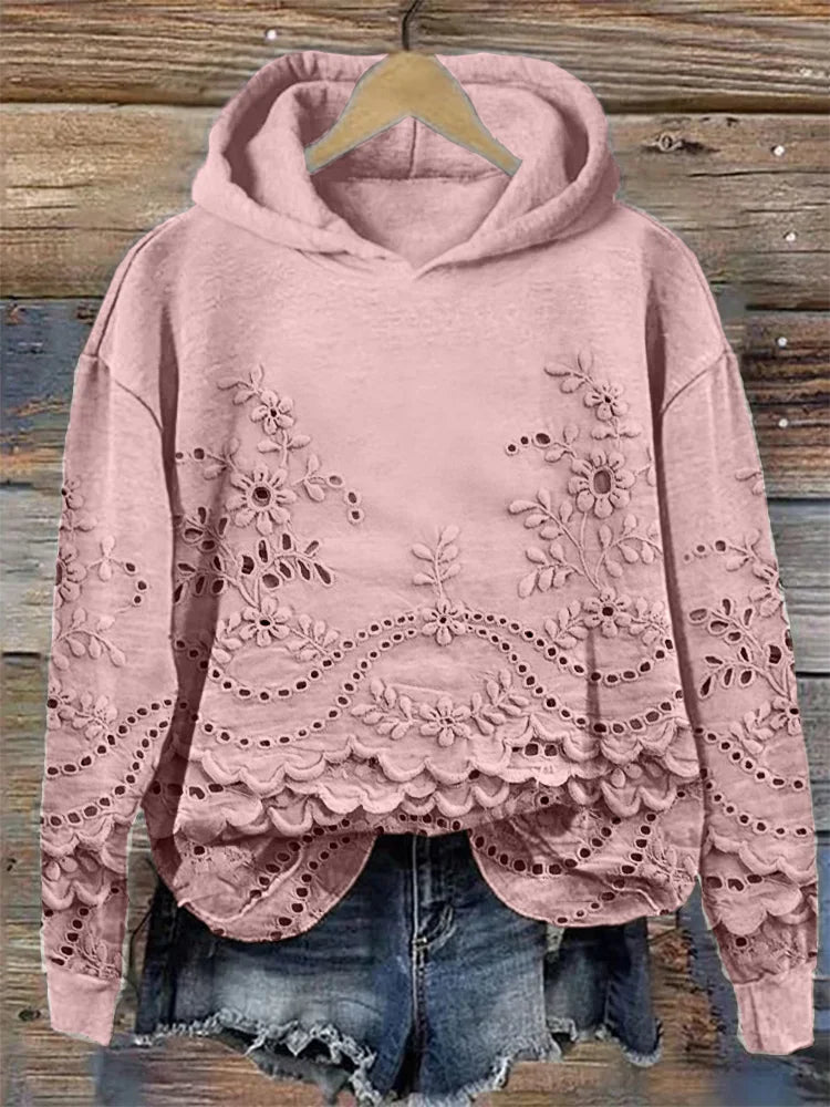 Rosalie™ | Floral Lace Hoodie