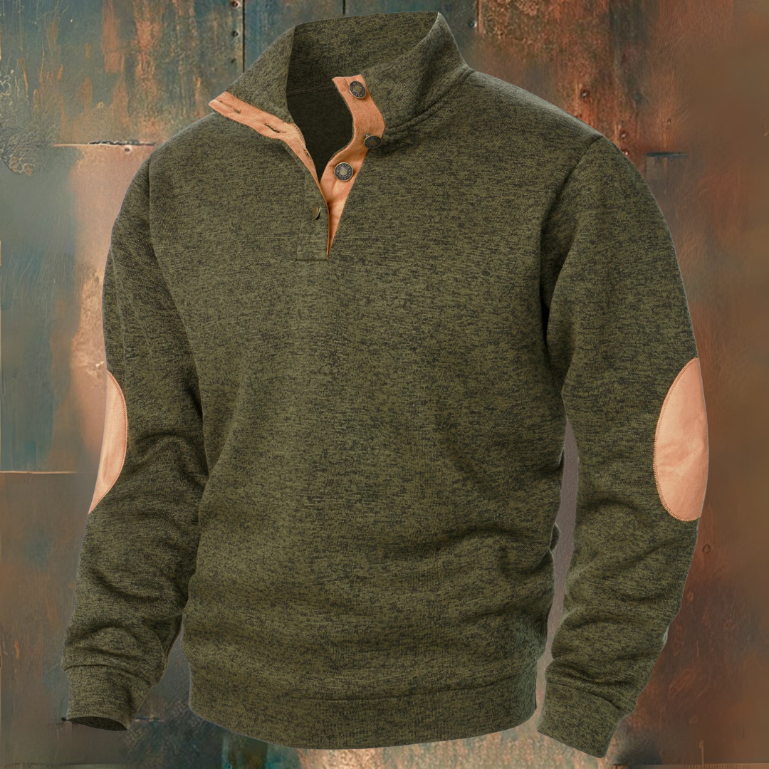 René | Knit Sweater with Suede Details