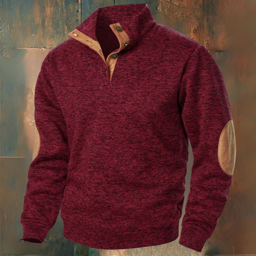 René | Knit Sweater with Suede Details
