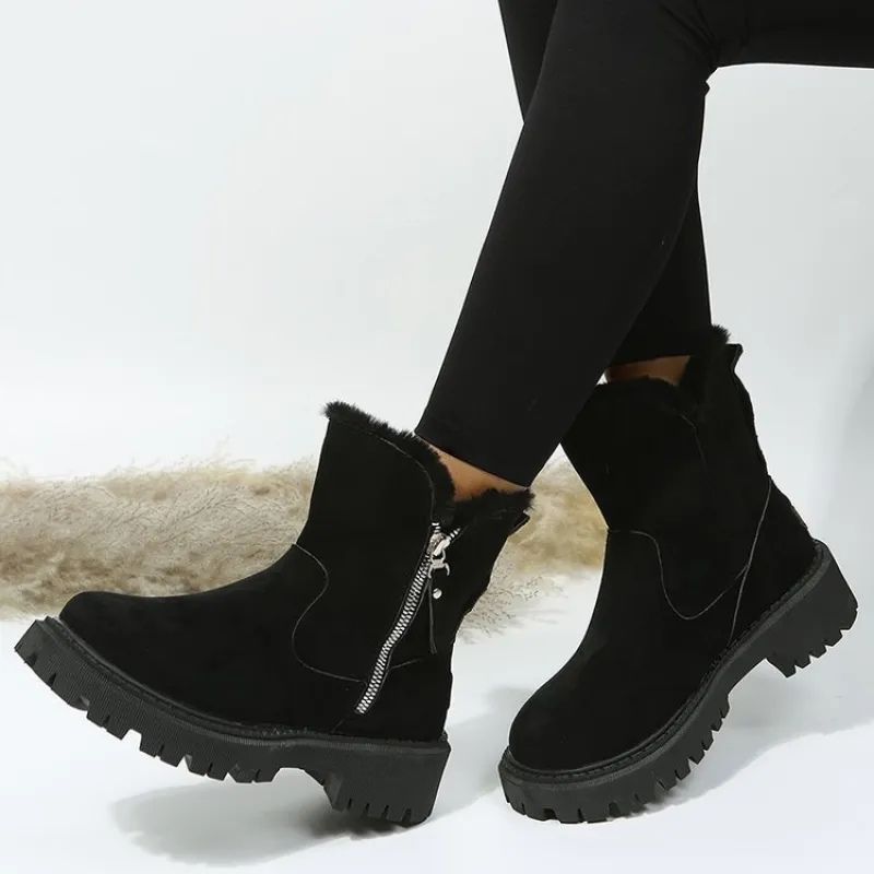 Alara | Faux Fur-Lined Winter Ankle Boots