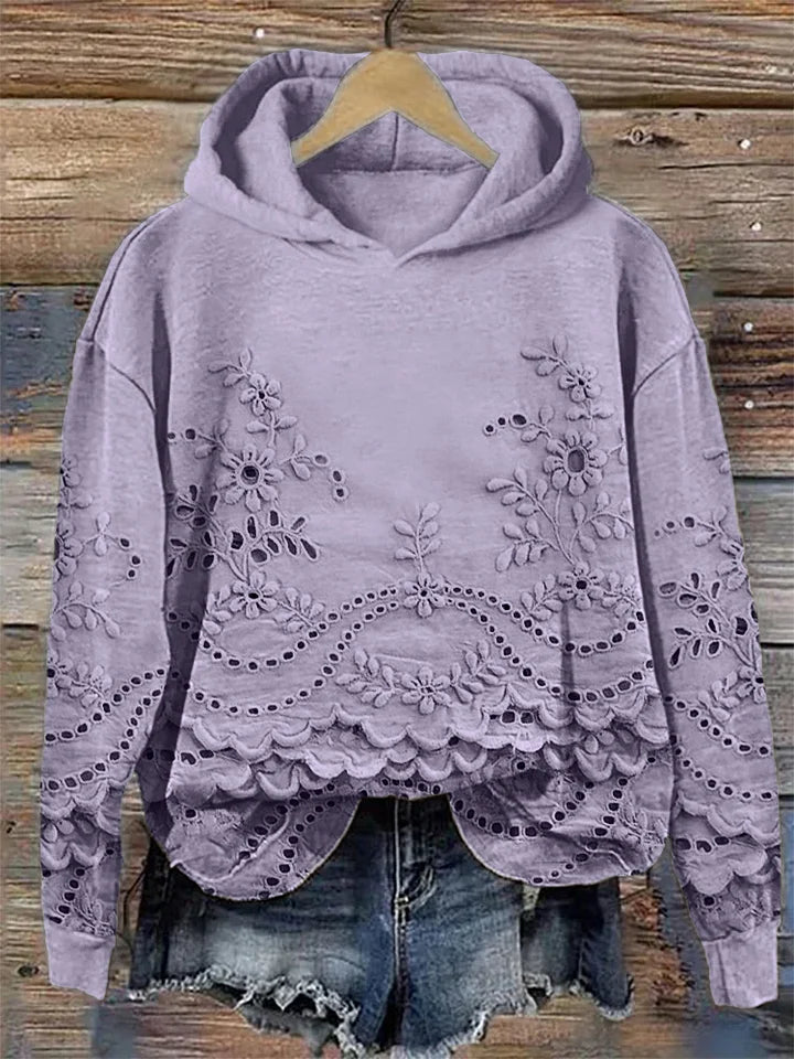 Rosalie™ | Floral Lace Hoodie