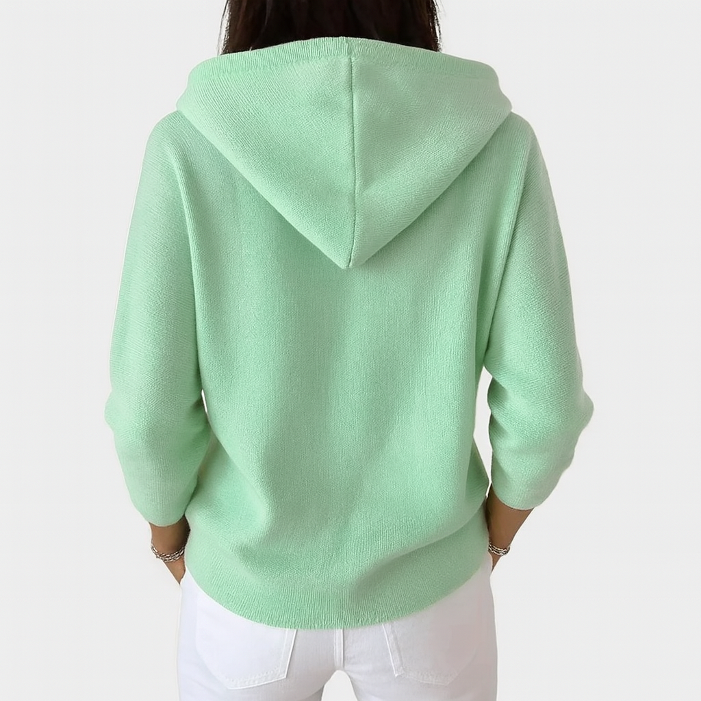 Nolwenn | Soft Knit Hooded Cardigan