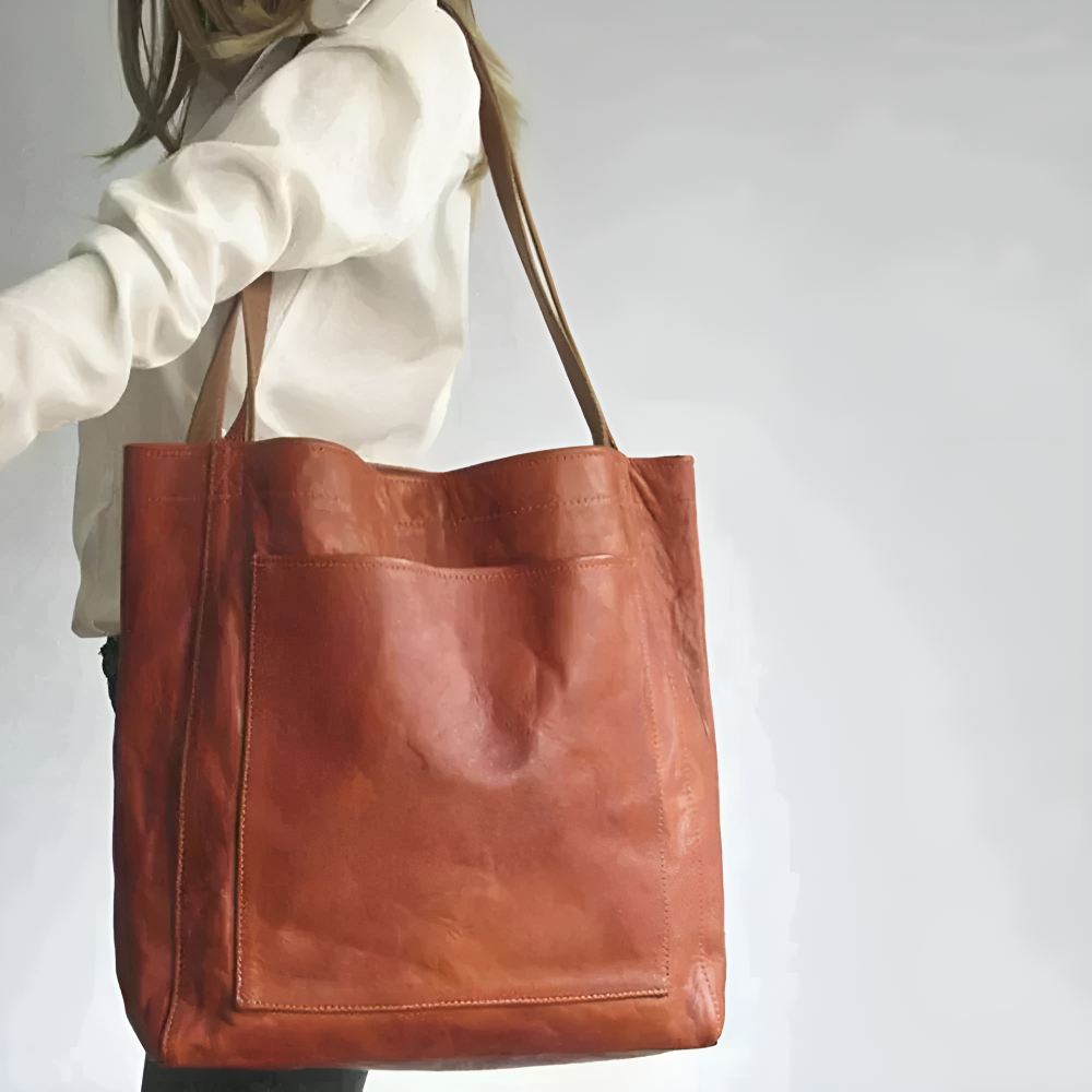 Marina™ | Genuine Leather Tote Bag