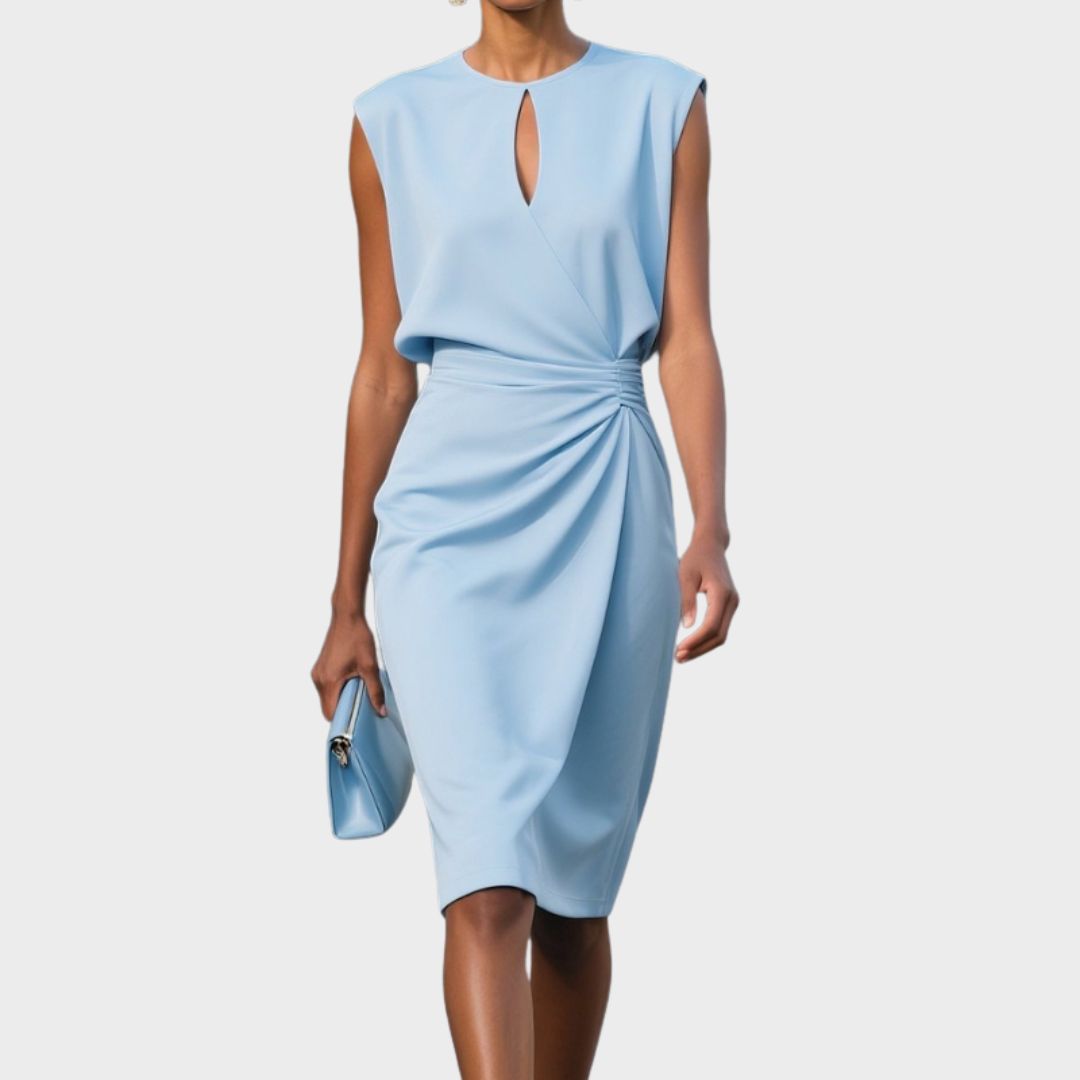 Tamara | Elegant Draped Waist Dress