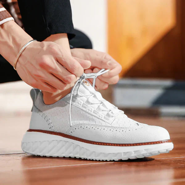Ridge Oxford Leather Sneakers