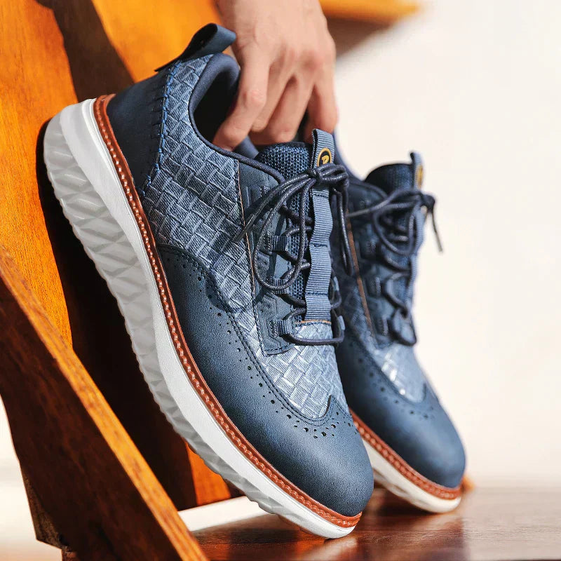 Ridge Oxford Leather Sneakers