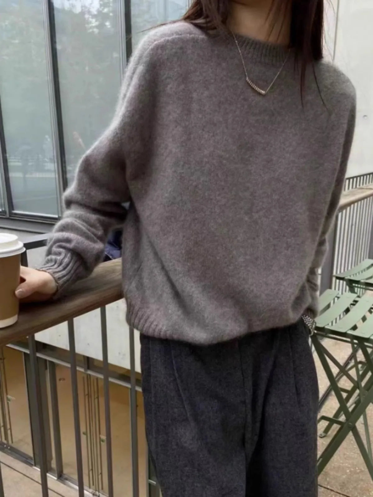 Camille | Soft cashmere-blend sweater in a relaxed fit