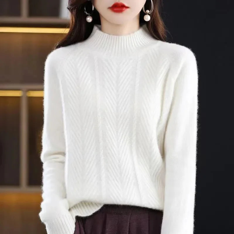 Suzanne | Structured cashmere-blend sweater design
