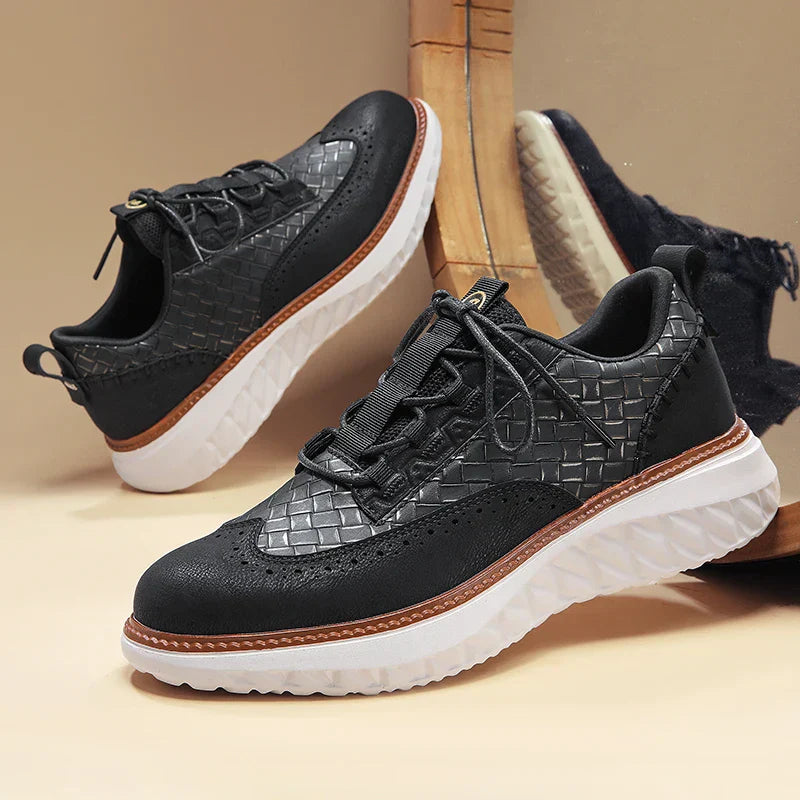 Ridge Oxford Leather Sneakers