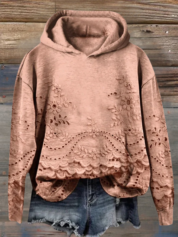 Rosalie™ | Floral Lace Hoodie