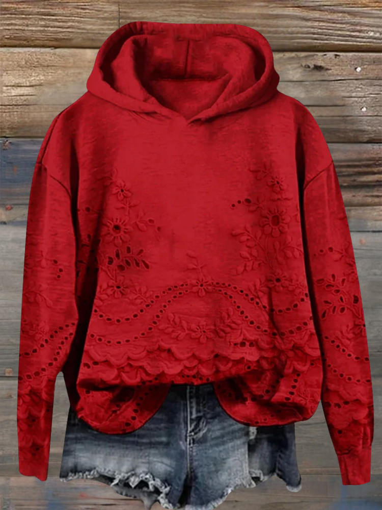 Rosalie™ | Floral Lace Hoodie