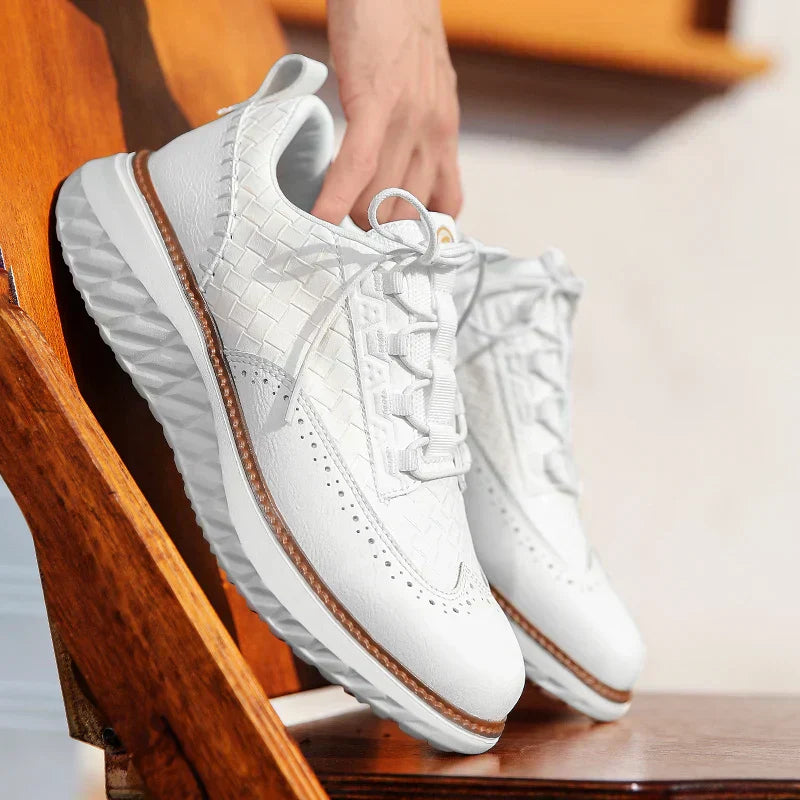Ridge Oxford Leather Sneakers