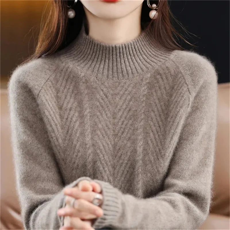 Suzanne | Structured cashmere-blend sweater design