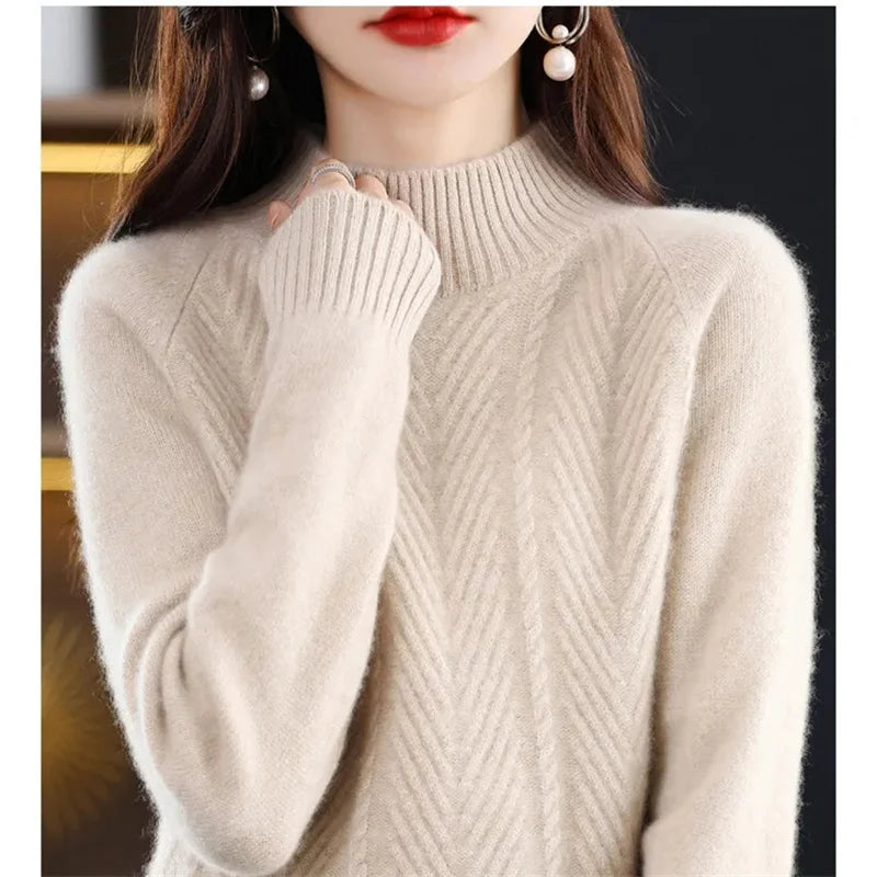 Suzanne | Structured cashmere-blend sweater design