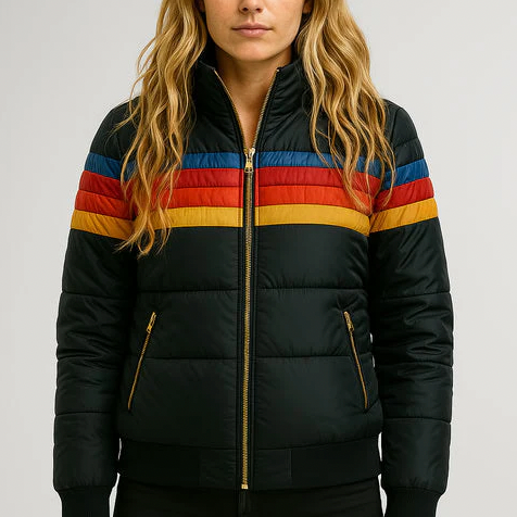 Lyora | Retro-Inspired Puffer Jacket with Hood