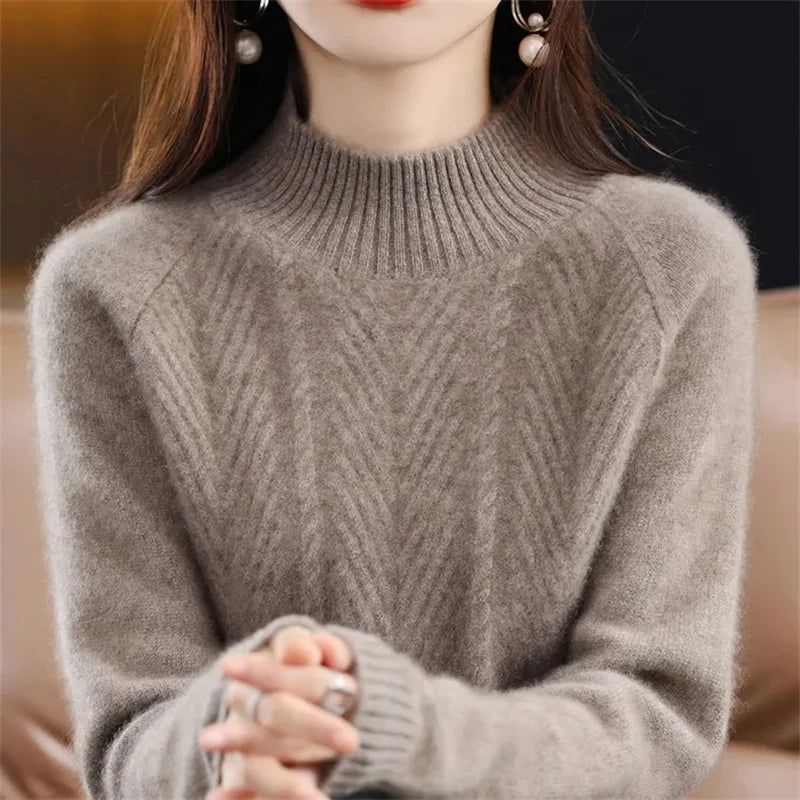 Suzanne | Structured cashmere-blend sweater design