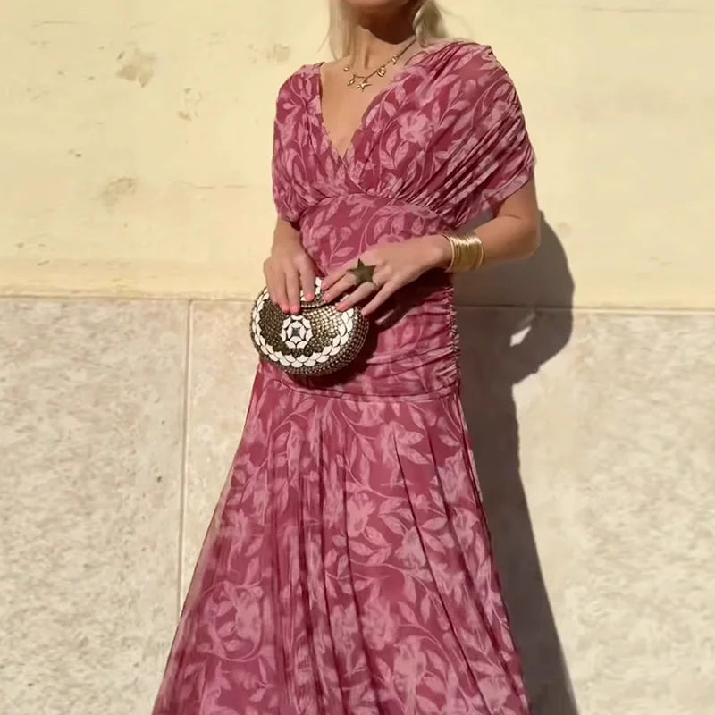 Amélina | Elegant Off-Shoulder Evening Dress