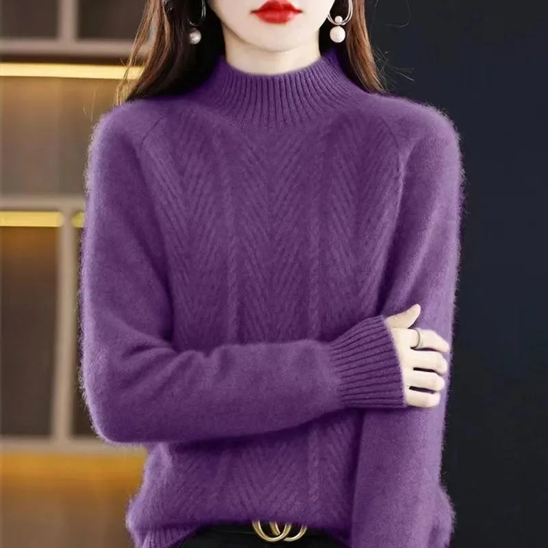 Suzanne | Structured cashmere-blend sweater design