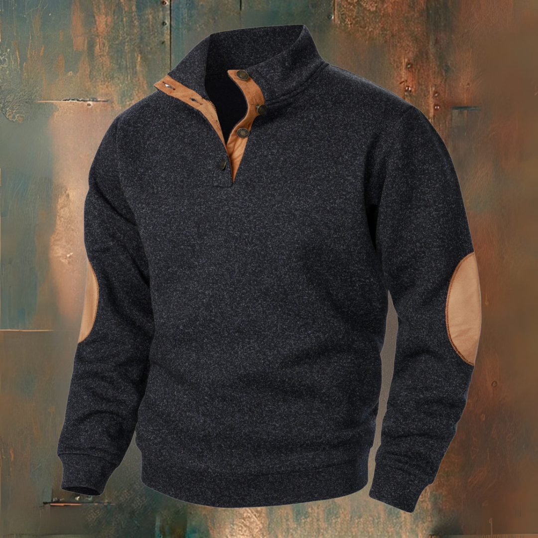 René | Knit Sweater with Suede Details