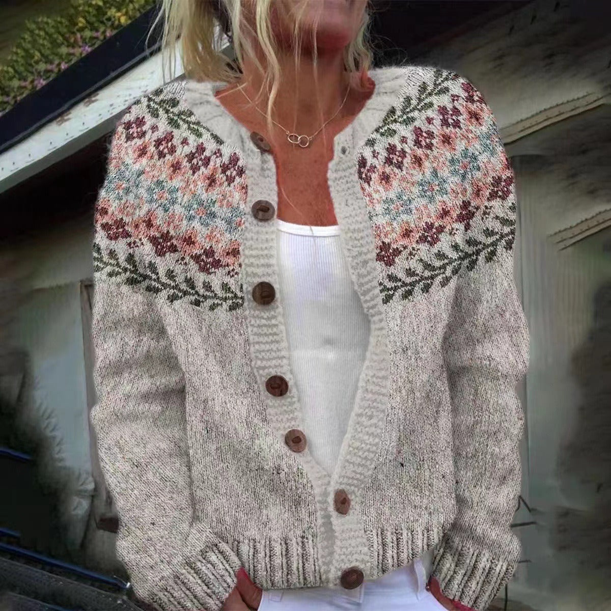 Madelyne | Vintage Icelandic cardigan