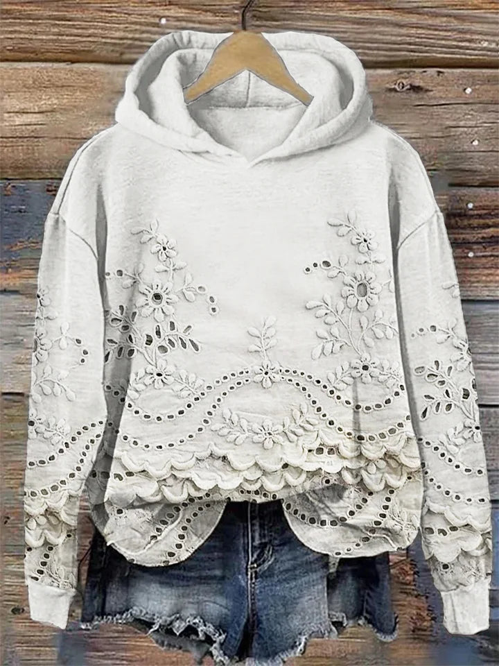Rosalie™ | Floral Lace Hoodie