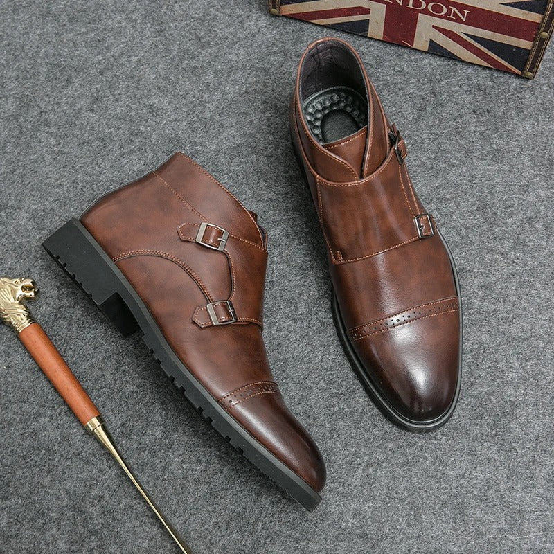Darell™ | Monk Double Buckle Boots
