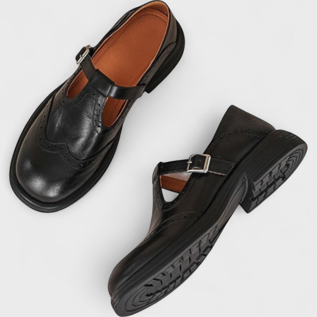 Émilie | Orthopedic Mary Jane Leather Shoes